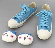 ハチワレ スニーカー ALL STAR MC OX/HACHIWARE ライトブルー 23.0cm 「ちいかわ なんか小さくてかわいいやつ×CONVERSE」
