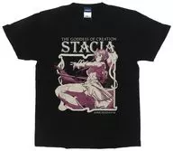 結城明日奈 UW 創世神ステイシア Tシャツ ブラック Mサイズ 「ソードアート・オンライン POP UP SHOP 2025」
