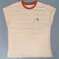 ちいかわ ちいかわたちの夏休み ボーダーTシャツ(半袖) ナチュラル 女性用Sサイズ 「ちいかわ なんか小さくてかわいいやつ×GU」