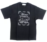 Little Kawai and ardilla voladora japonesa Bad version T-shirt black L size "Little Kawai is small and cute"