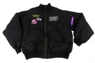 Reini Takajo M. C. Z15TH ANV. Flight Jacket Purple x black L size Momoiro Clover Z 15th anniversary commemorative goods