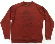 Norri 2 Sudadera masculina (con llavero acrílico) Vino Tinto L "BANANA FISH ×Avail"