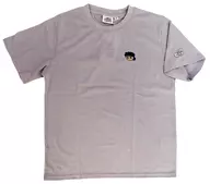 土井半助 メンズ半袖Tシャツ グレー Mサイズ 「忍たま乱太郎×しまむら」