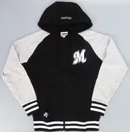 Chiba Lotte Marines Zip-up Parker Black x White Free Size "Official Fan Club TEAM26" 2012 Gold Membership