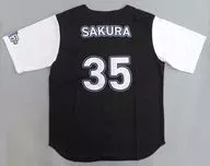 さくらみこ 天界学園 ユニフォーム風チームシャツ ブラック×ホワイト ワンサイズ 「バーチャルYouTuber にじさんじ×ホロライブ にじホロ交流戦2025」