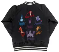 集合(ヴィランズ) 刺繍スカジャン ブラック Sサイズ 「ディズニー」 ベルメゾン限定