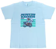 五条悟＆夏油傑(自転車) シーンイラストTシャツ ライトブルー XLサイズ 「呪術廻戦 第2期 懐玉・玉折」