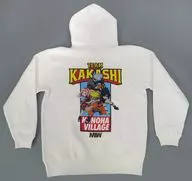 カカシ班 プルオーバー(パーカー) ホワイト Lサイズ 「NARUTO-ナルト-×MADE IN WORLD」