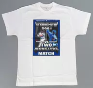 中村紀洋#5(大阪近鉄バファローズ)＆松坂大輔#18(埼玉西武ライオンズ) Tシャツ ホワイト Lサイズ