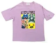 江口拓也 EGUMI SPRAY ART BIG TEE(Tシャツ) スモーキーパープル Mサイズ 「TAKALAKA MUSEUM」