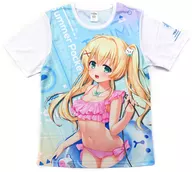 Tsumugi Wenders (2021 / swimsuit) full graphic T-shirt white free size "Summer Pockets REFLECTION BLUE" VA Purchasing Department Branch Office 2021 summer goods