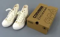 ちいかわ＆ハチワレ＆うさぎ スニーカー ALL STAR LIGHT PLTS PT HI クリーム 22.5cm 「ちいかわ なんか小さくてかわいいやつ×CONVERSE」