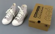 ちいかわ＆ハチワレ＆うさぎ スニーカー ALL STAR LIGHT PLTS PT HI グレー 24cm 「ちいかわ なんか小さくてかわいいやつ×CONVERSE」