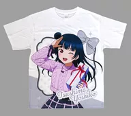 津島善子 フルグラフィックTシャツ ホワイト フリーサイズ 「ラブライブ!サンシャイン!!」