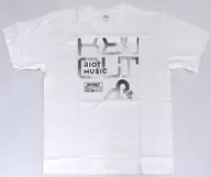 [単品] ロゴ レコードパッケージTシャツ ホワイト フリーサイズ 「CD RIOT MUSIC / Re：Voltオフィシャルストア限定豪華盤」 同梱特典