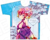 ステファニー・ドーラ フルグラフィックTシャツ 和服サイバー ver. ブルー XLサイズ 「ノーゲーム・ノーライフ」