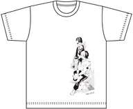A. Hikaru Shindo & akira Toya T-Shirts White L Size "Hikaru no Go"