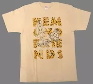 [A la carte] Servant & Nikoniko TV Chan T-shirt beige L size "Kemono Friends ×nicocafe Super ジャパリパック"