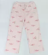 Shark Full Pattern SHARK Pattern Long Pants Pink free size "GELATO PIQUE"