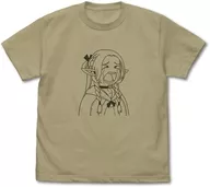 マルシルの「こりッごり!!」 Tシャツ サンドカーキ Lサイズ 「ダンジョン飯」