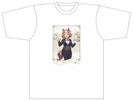 ベルノライト  ～聖蹄祭へようこそ!トレセン学園メイド喫茶～ Tシャツ ホワイト メンズLサイズ 「ウマ娘 シンデレラグレイ」