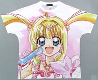 七海るちあ 描き下ろし 20th Anniversary ver. Ani-Art フルグラフィックTシャツ ピンク フリーサイズ 「DRAW!DRAW! アニメ ぴちぴちピッチ 描き下ろし 20th Anniversary ver. Ani-Art オンラインくじ」 A-1賞