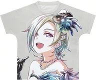 Mia Taylor Ani-Art 2nd full graphic T-shirt gray unisex L size "Love Live! Nijigasaki Gakuen School idol Club Association"