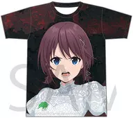 井芹仁菜 フルグラフィックTシャツ ブラック×レッド XLサイズ「ガールズバンドクライ」