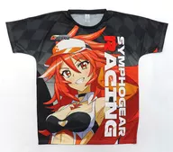 天羽奏 SYMPHOGEAR RACING ver. フルグラフィックTシャツ ブラック XLサイズ 「戦姫絶唱シンフォギアXV ポップアップストア」