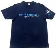 花穂 Tシャツ ブラック フリーサイズ 「シスター・プリンセス」 オフィシャルファンクラブグッズ