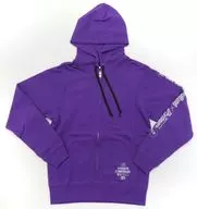 ロゴ パーカー パープル Sサイズ 「OVERDRIVE 二周忌記念法要 d2b vs Dr.Flower」
