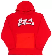 水原千鶴 プルオーバーフーディー レッド フリーサイズ 「彼女、お借りします×UNDER GROUND CIRCUS」