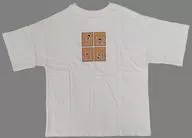 烏野高校 ミニキャラバックプリントTシャツ ホワイト M～Lサイズ 「ハイキュー!!×tutuanna」