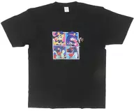 全員集合 Tシャツ ブラック フリーサイズ 「くじ引き堂 New PANTY ＆ STOCKING with GARTERBELT オンラインくじ アメリカンポリスver.」 A-3賞