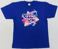 ロゴTシャツ ブルー Lサイズ 「魔法少女リリカルなのは 20周年記念ファンパーティー リリカルウォッチパーティー RED＆WHITE」