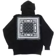 ロゴ バンダナフーディ ブラック XLサイズ 「KAMITSUBAKI STUDIO KAMITSUBAKI WARS 2025 神椿後楽園戦線 KAMITSUBAKI XPERIENCE」