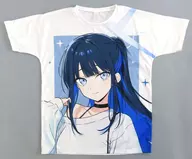 錠前サオリ フルグラフィックTシャツ ホワイト フリーサイズ(XL) 「ブルーアーカイブ POP UP SHOP in ダイバーシティ」