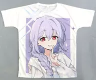 秤アツコ フルグラフィックTシャツ ホワイト フリーサイズ(XL) 「ブルーアーカイブ POP UP SHOP in ダイバーシティ」