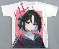 戒野ミサキ フルグラフィックTシャツ ホワイト フリーサイズ(XL) 「ブルーアーカイブ POP UP SHOP in ダイバーシティ」