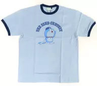 ドラえもん(THE 22ND CENTURY) リンガーTシャツ サックスブルー Lサイズ 「ドラえもん」 THE DORAEMON STOREグッズ