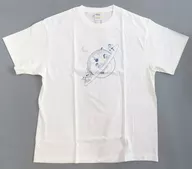 ドラえもん メタリックTシャツ ホワイト Lサイズ 「ドラえもん」 THE DORAEMON STOREグッズ