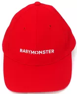 BABYMONSTER キャップ レッド フリーサイズ 「BABYMONSTER PRESENTS：SEE YOU THERE」