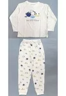 スリーピングモンスター ワンポイントロンT×総柄ロングパンツセット クリーム ジュニア140サイズ 「ドラゴンクエスト GELATO PIQUE encounters DRAGON QUEST」