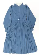 青木美沙子 プリーツワンピース 中青 Mサイズ 「青木美沙子×しまむら」 m petit by misakoコラボグッズ