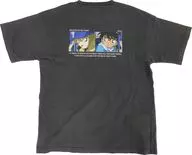 江戸川コナン＆灰原哀 フォトプリントTシャツ グレー Mサイズ 「名探偵コナン×RAGEBLUE」