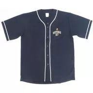 生徒会 ベースボールシャツ ネイビー フリーサイズ 「ゆるゆり×大室家 crown garden in アトレ秋葉原」