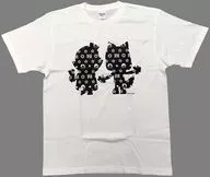 増元拓也＆長谷川芳明 しょうがないから今日は俺の着とけよ Tシャツ(キャラver) ホワイト Lサイズ 「増元拓也・長谷川芳明 漫談ライブショー「ピーチクパーチク Vol.2』」