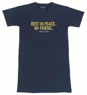 REST IN PEACE... MY FRIEND...(安室透) Tシャツワンピース ネイビー フリーサイズ 「名探偵コナン×ZERO STAR」