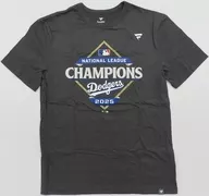 ロサンゼルス・ドジャース Fanatics 2025 MLB ドジャース ナショナル・リーグ優勝記念ロッカールームTシャツ ダークグレー Mサイズ