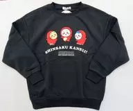 集合(SHINSAKU KANSEI!) トレーナー チャコール Lサイズ 「ちいかわ なんか小さくてかわいいやつ×しまむら」
